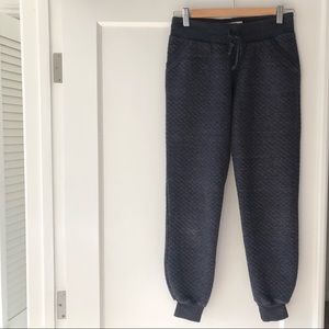 Marine layer quilted joggers